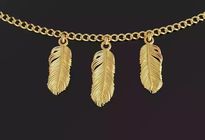 feather pendant