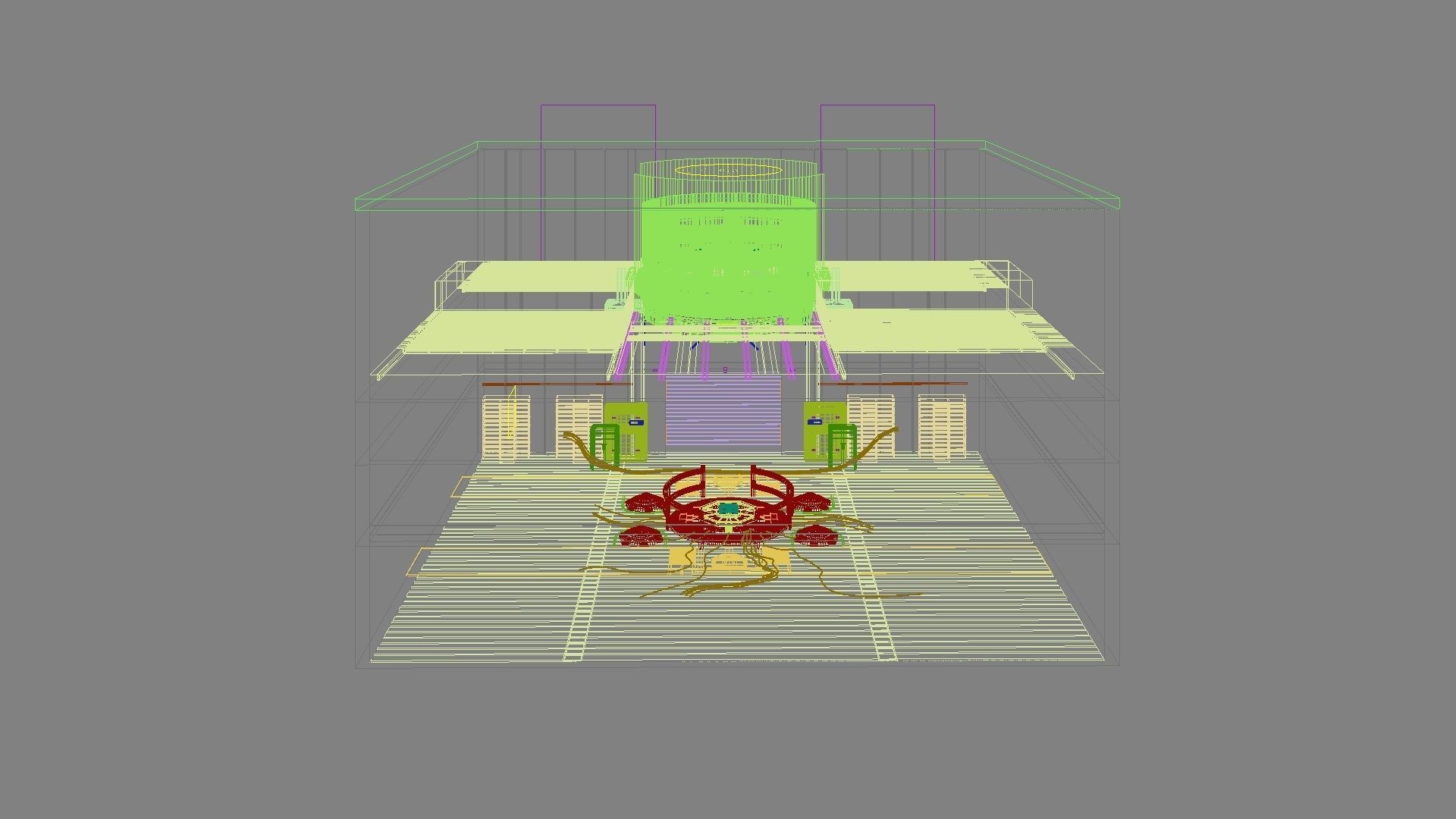 Sci-fi exhibition stand The Muse 3D model_21