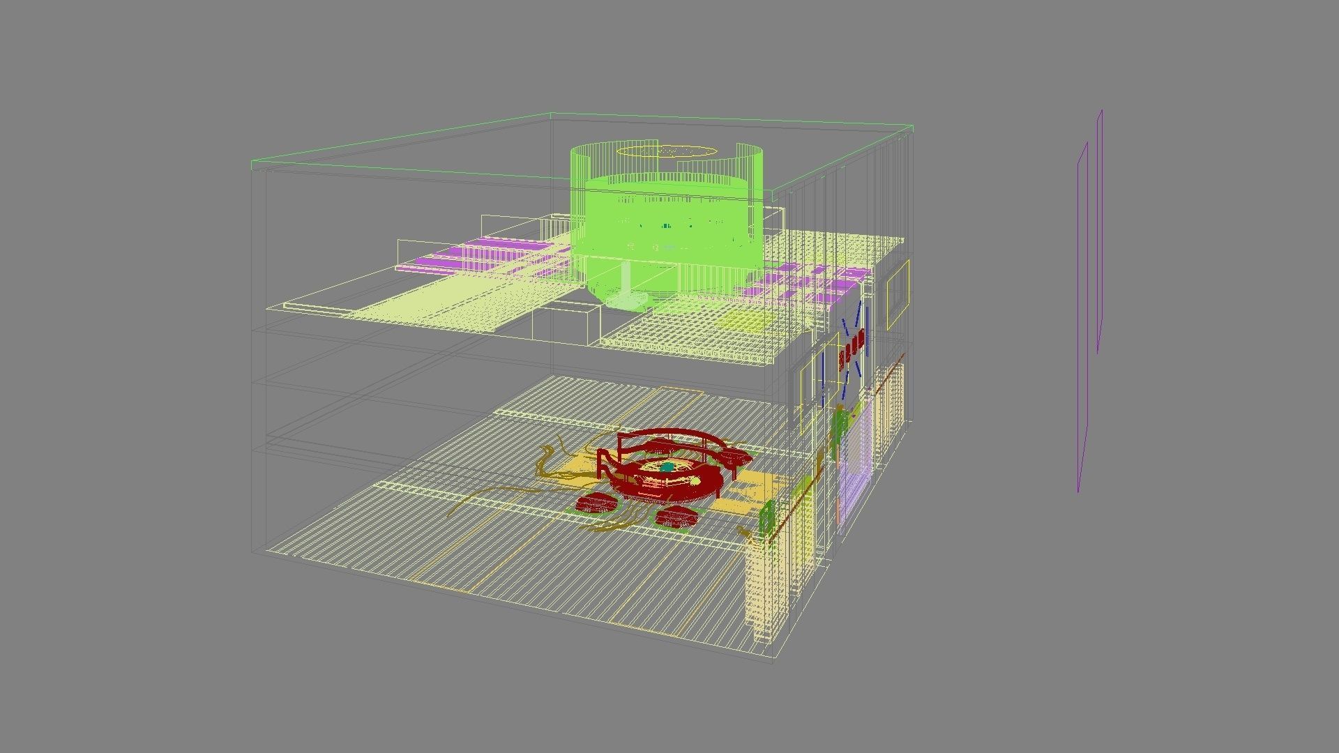 Sci-fi exhibition stand The Muse 3D model_36