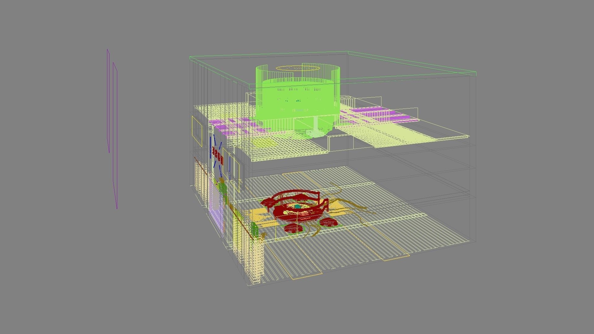 Sci-fi exhibition stand The Muse 3D model_20