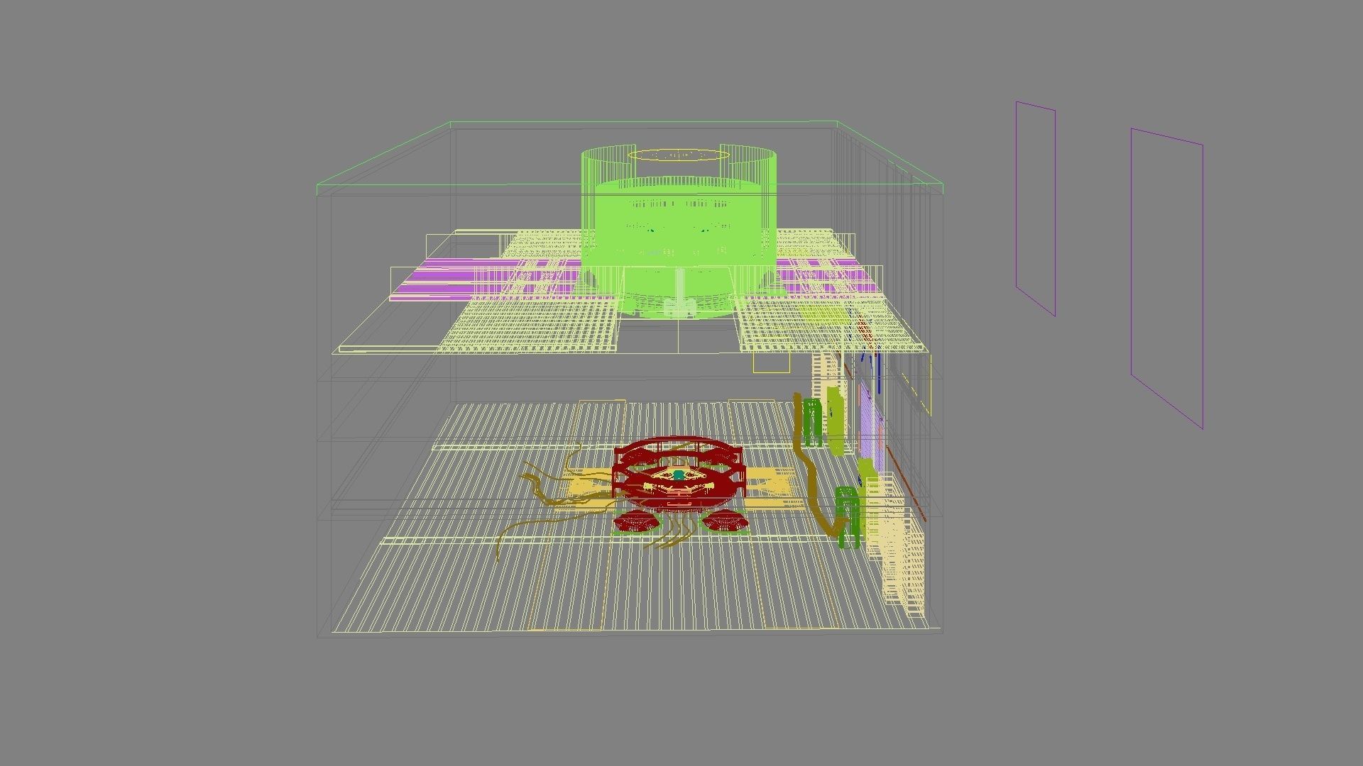 Sci-fi exhibition stand The Muse 3D model_38