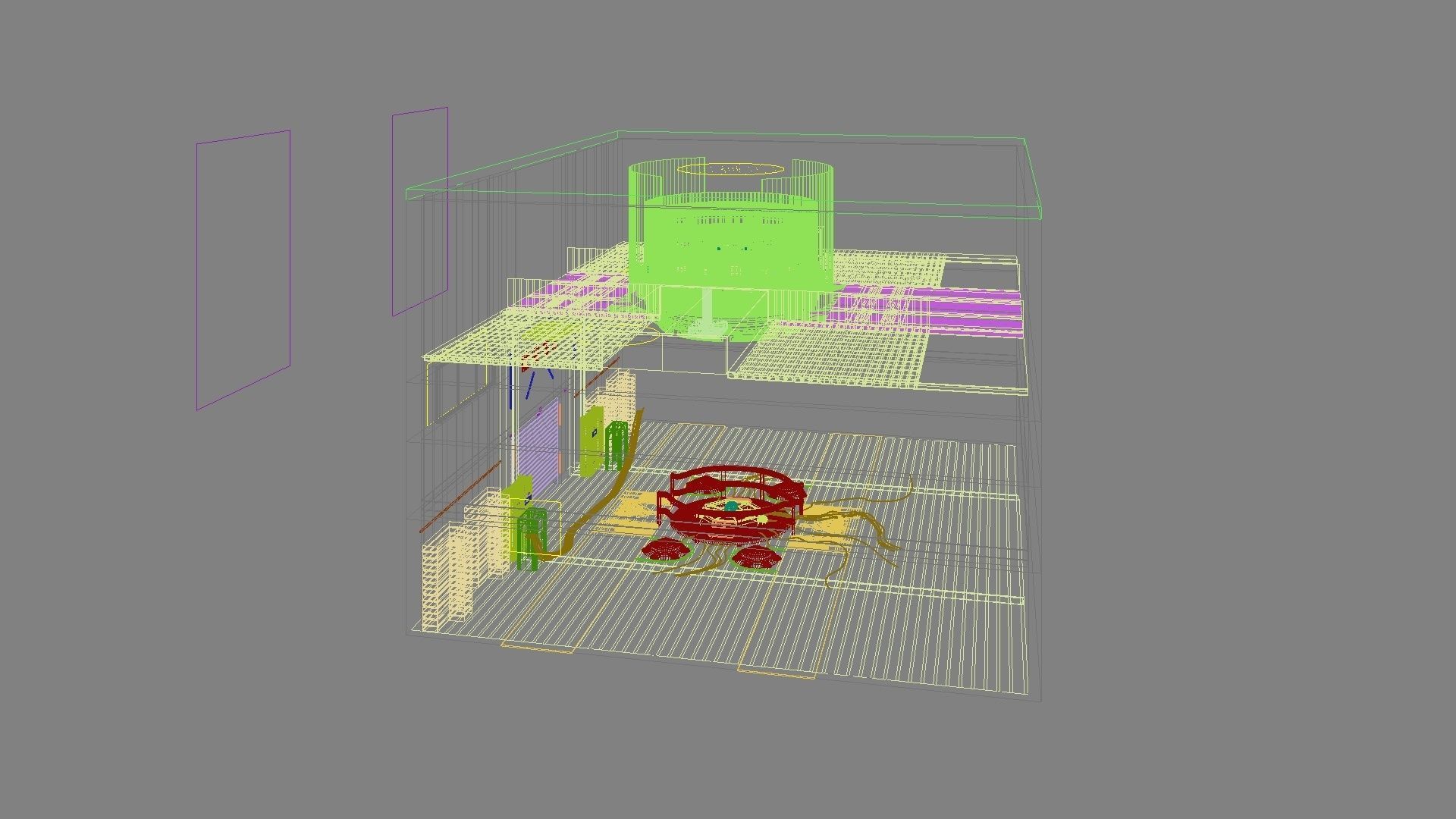 Sci-fi exhibition stand The Muse 3D model_16