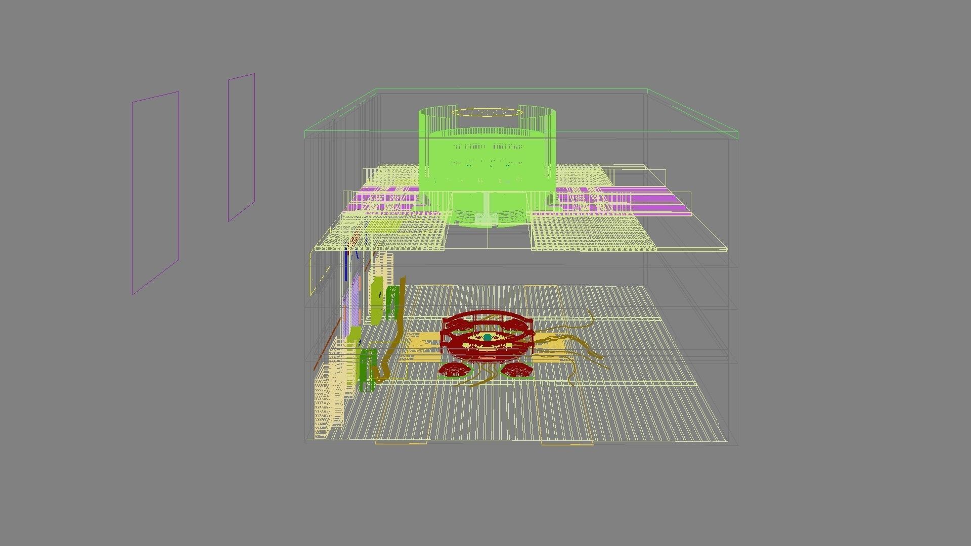 Sci-fi exhibition stand The Muse 3D model_23