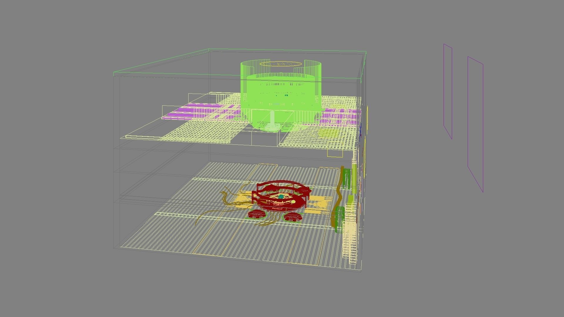 Sci-fi exhibition stand The Muse 3D model_27