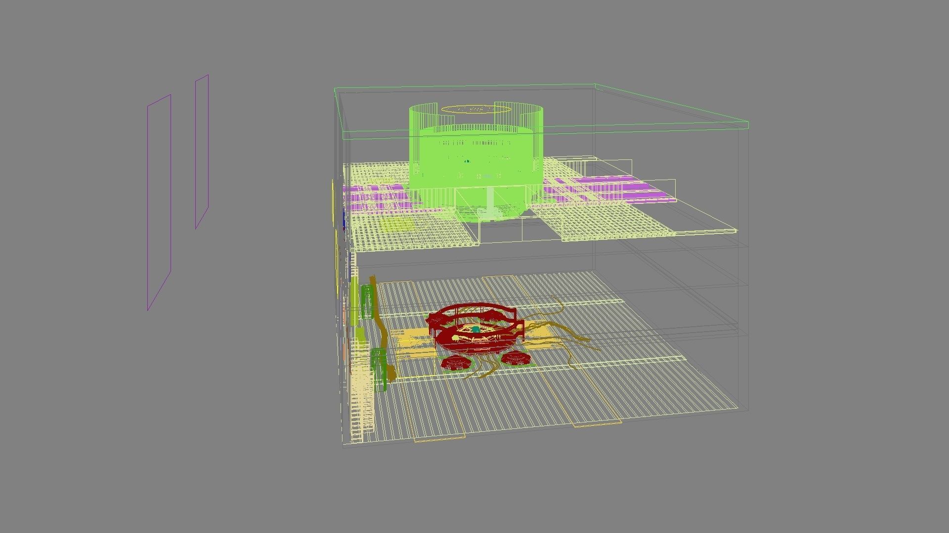 Sci-fi exhibition stand The Muse 3D model_13