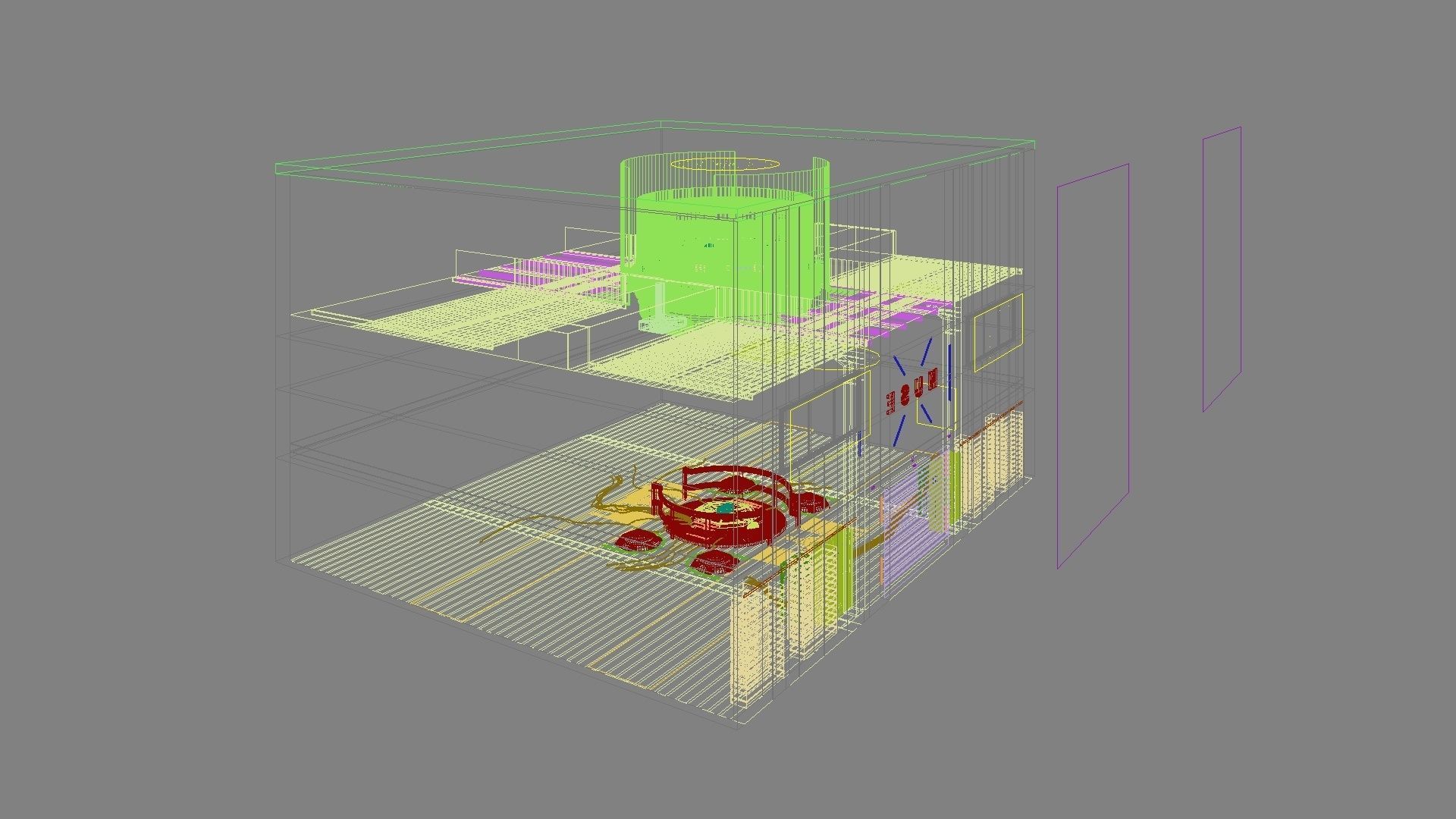 Sci-fi exhibition stand The Muse 3D model_35