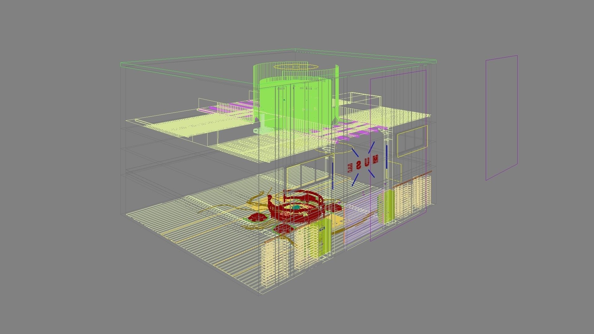 Sci-fi exhibition stand The Muse 3D model_18