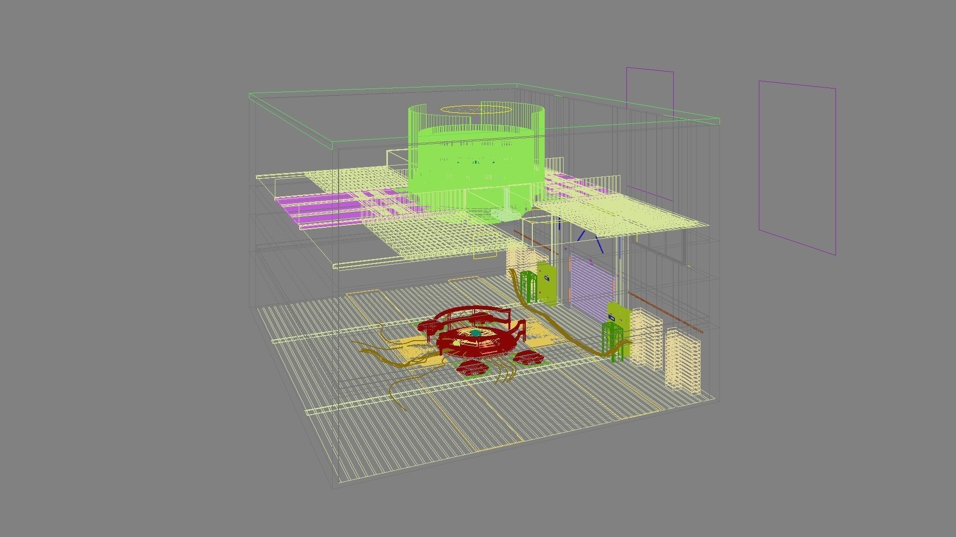 Sci-fi exhibition stand The Muse 3D model_40