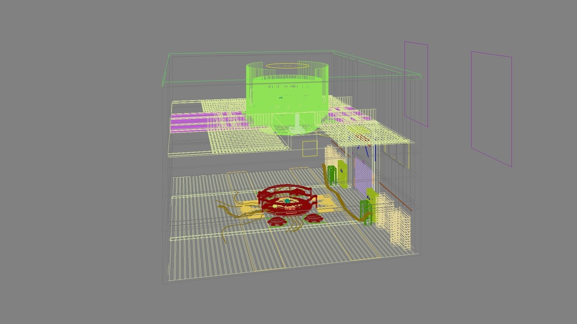 Sci-fi exhibition stand The Muse 3D model_26