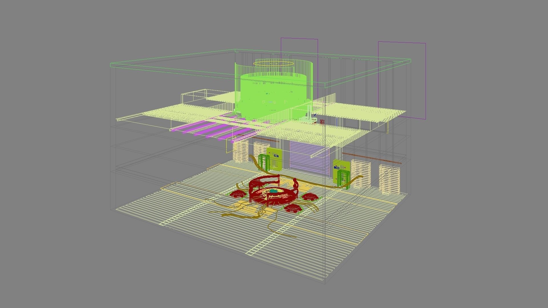 Sci-fi exhibition stand The Muse 3D model_19