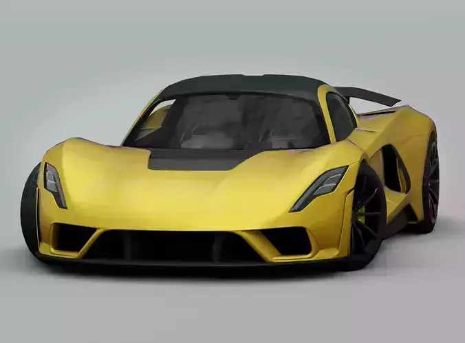 Hennessey Venom F5 3D model