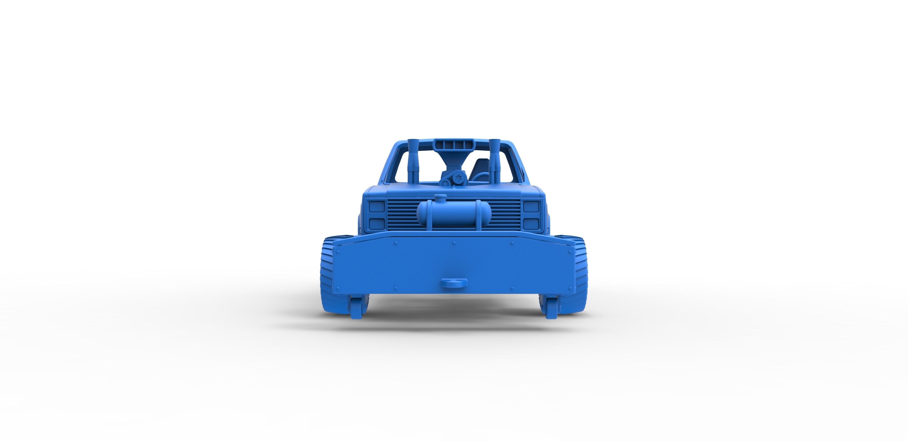 Pulling truck 4wd Scale 1 to 25 3D print model_20