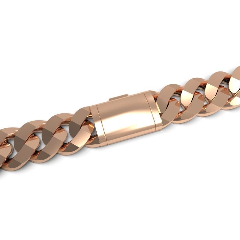 12 MM MIAMI CUBAN LINK CHAIN SPECIAL CUT 3D PRINT MODEL 3D print model_1