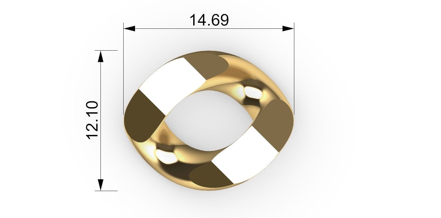 12 MM MIAMI CUBAN LINK CHAIN SPECIAL CUT 3D PRINT MODEL 3D print model_5