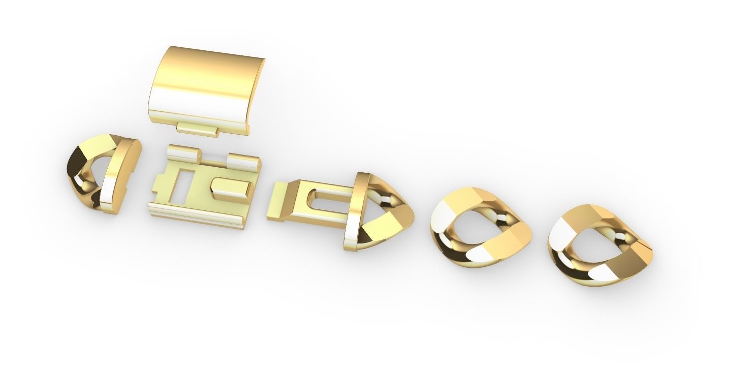 12 MM MIAMI CUBAN LINK CHAIN SPECIAL CUT 3D PRINT MODEL 3D print model_3