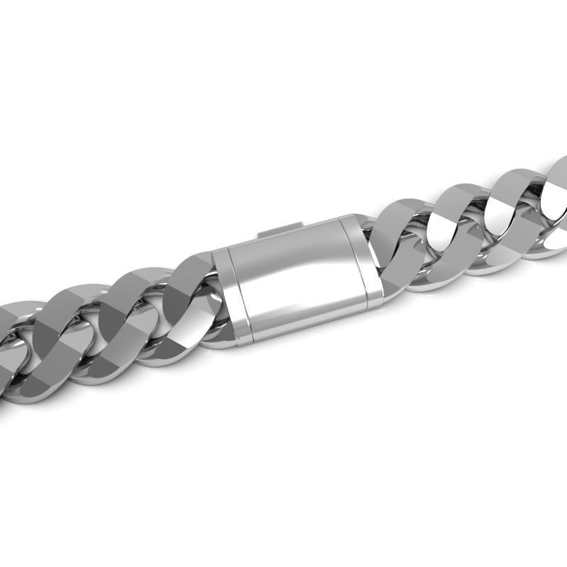 12 MM MIAMI CUBAN LINK CHAIN SPECIAL CUT 3D PRINT MODEL 3D print model_2