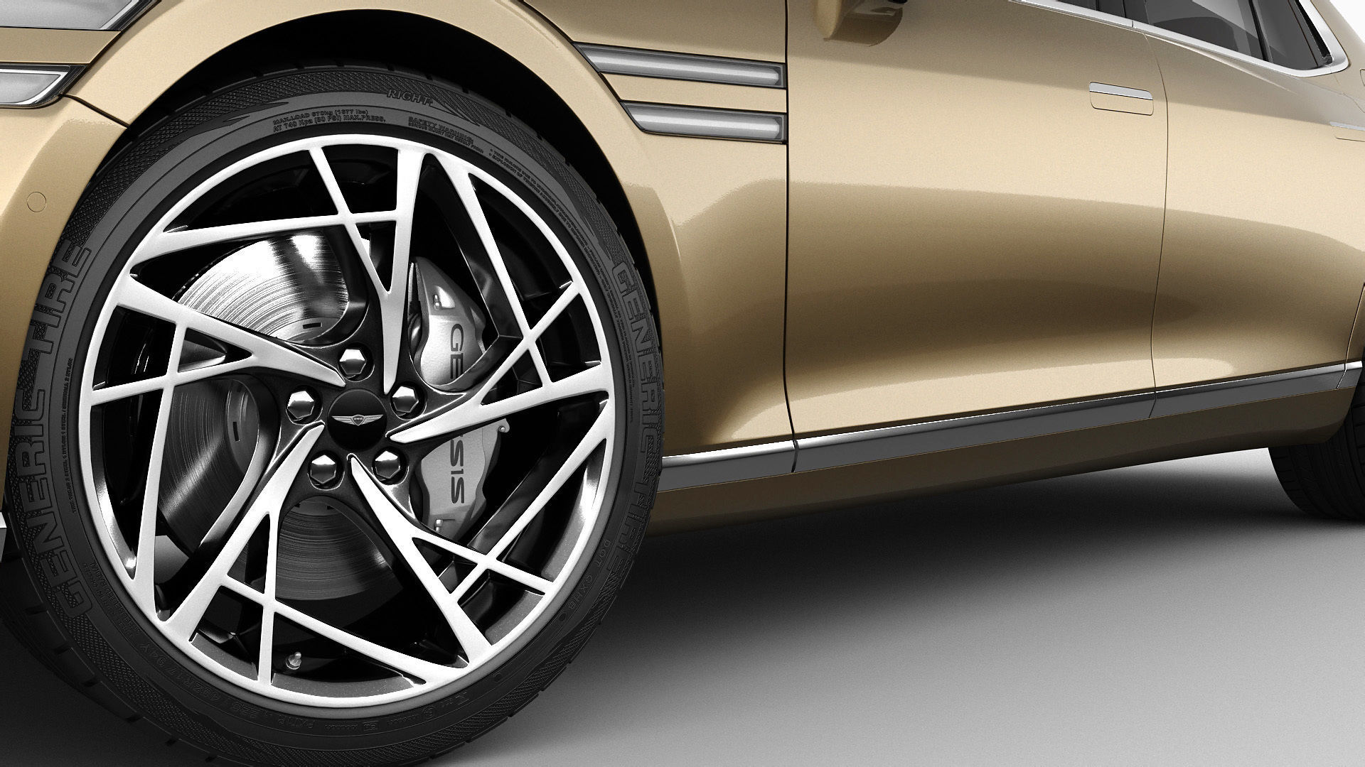 Genesis G90 2023 3D model_12