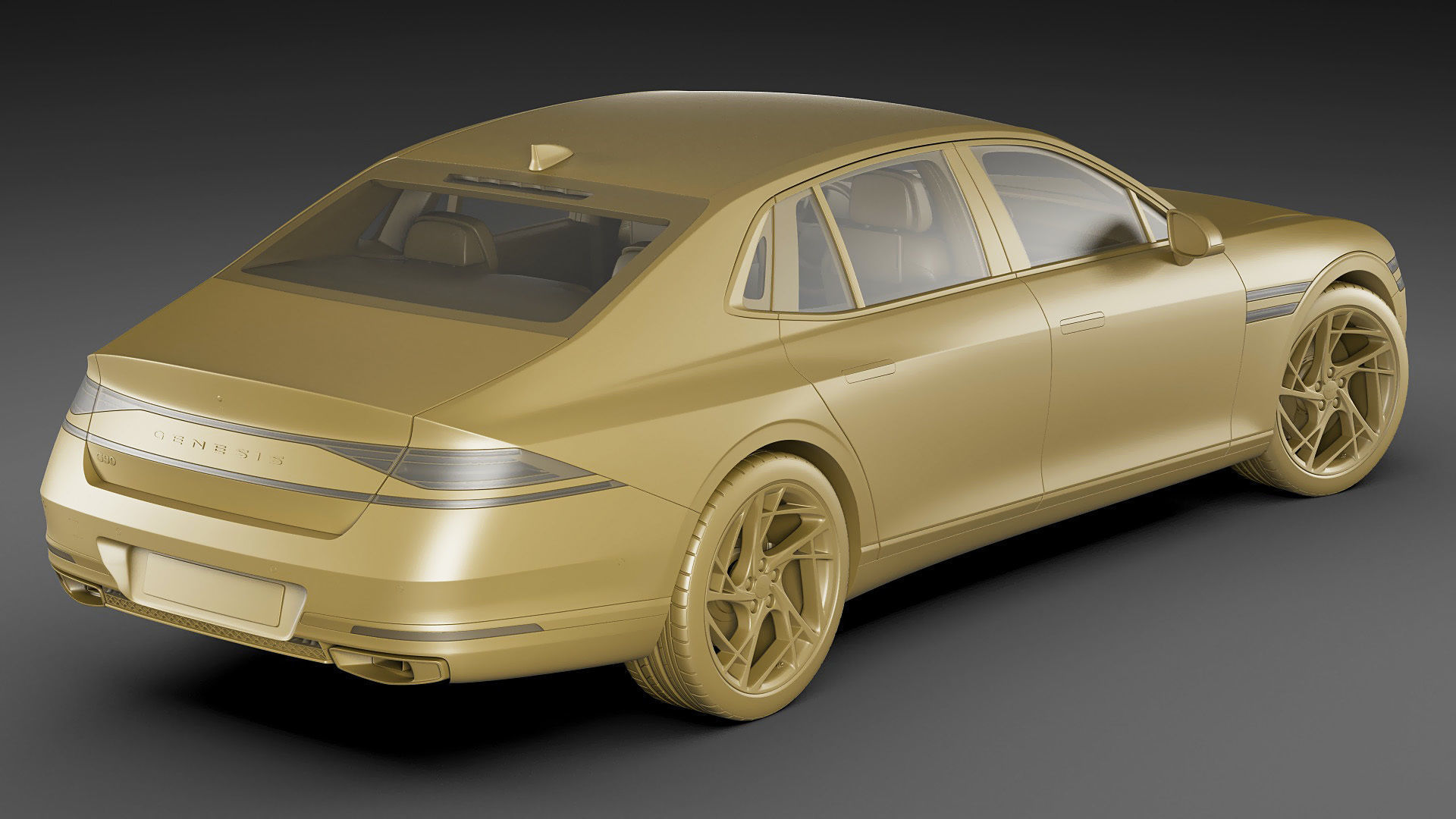 Genesis G90 2023 3D model_22