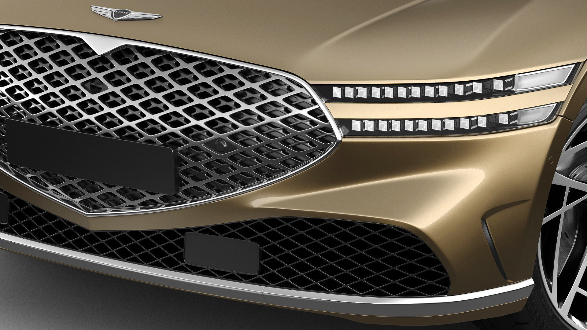 Genesis G90 2023 3D model_4