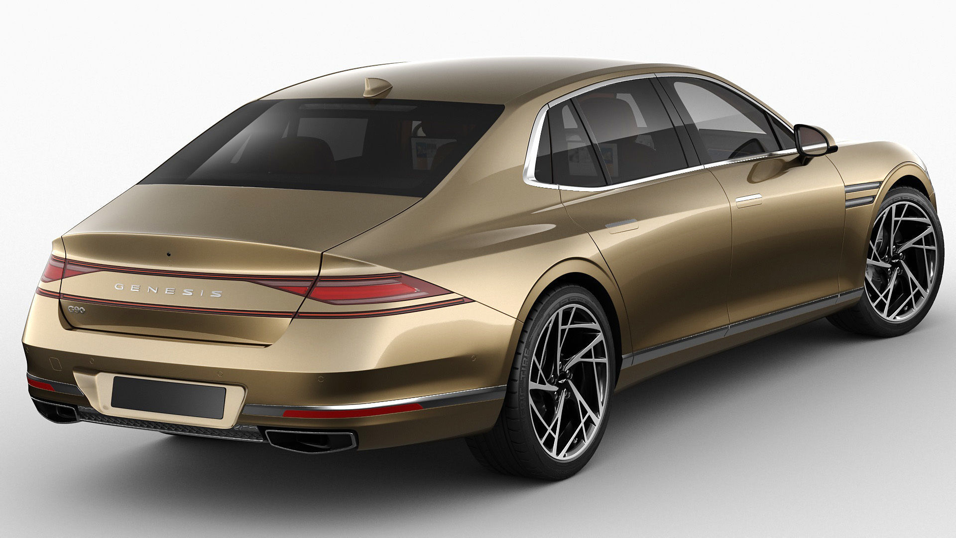 Genesis G90 2023 3D model_2
