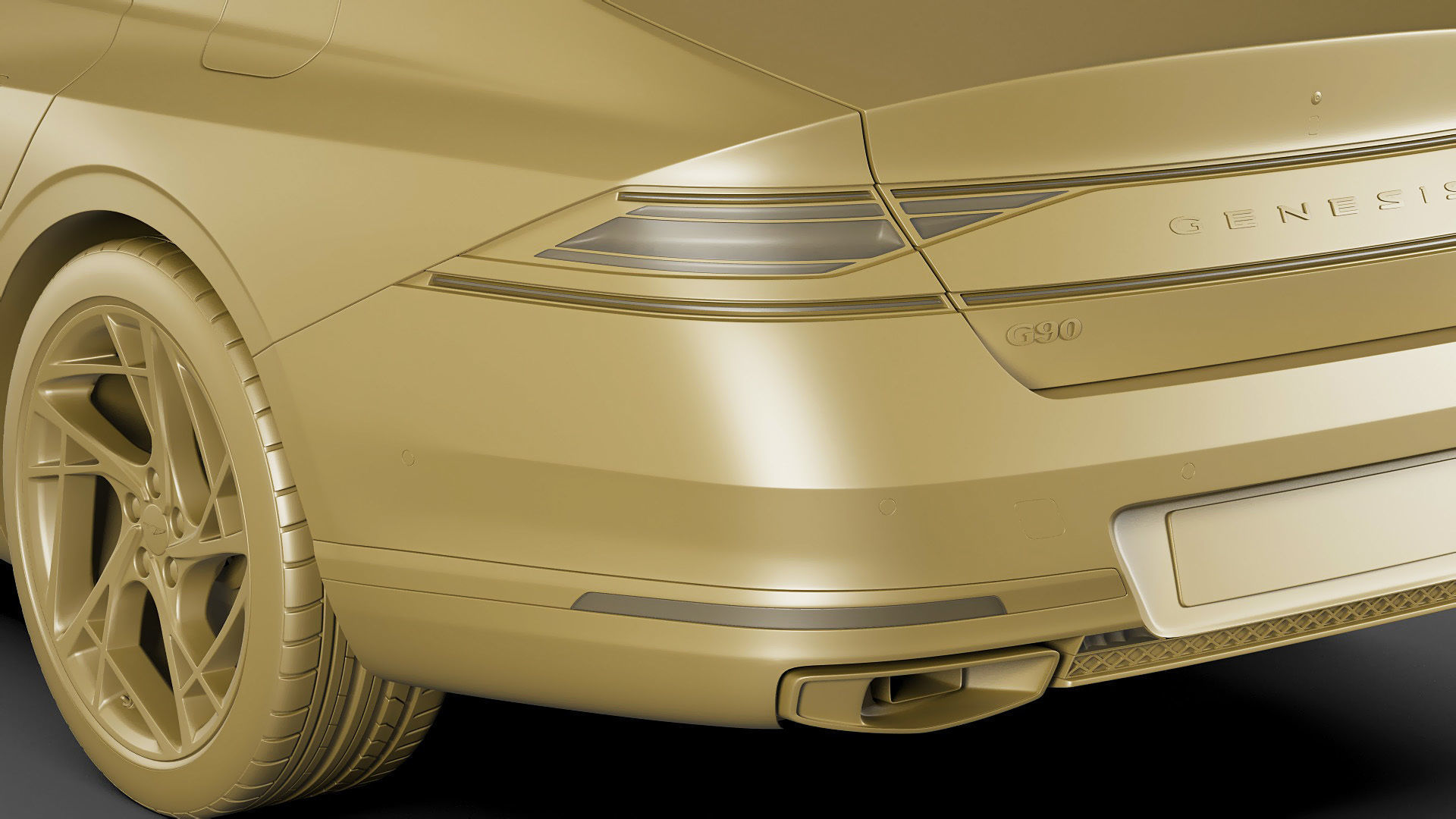 Genesis G90 2023 3D model_24