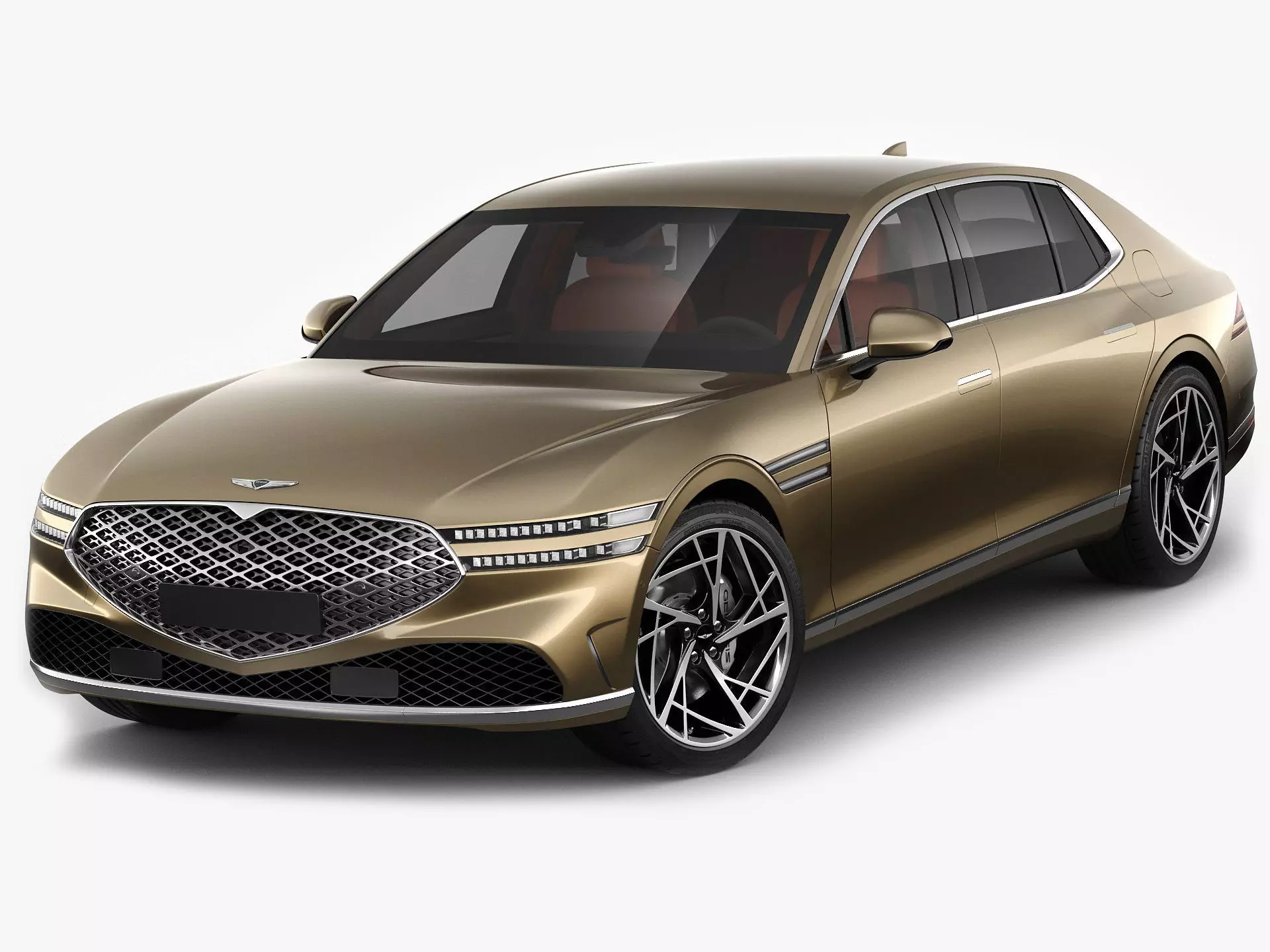 Genesis G90 2023 3D model_0