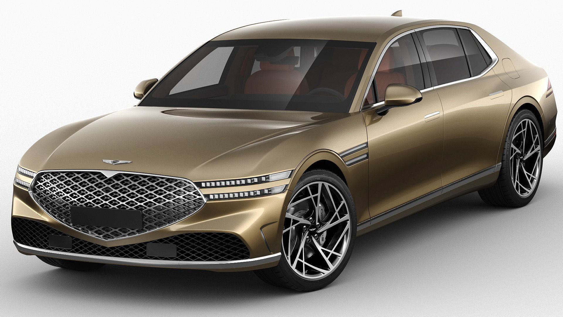 Genesis G90 2023 3D model_1