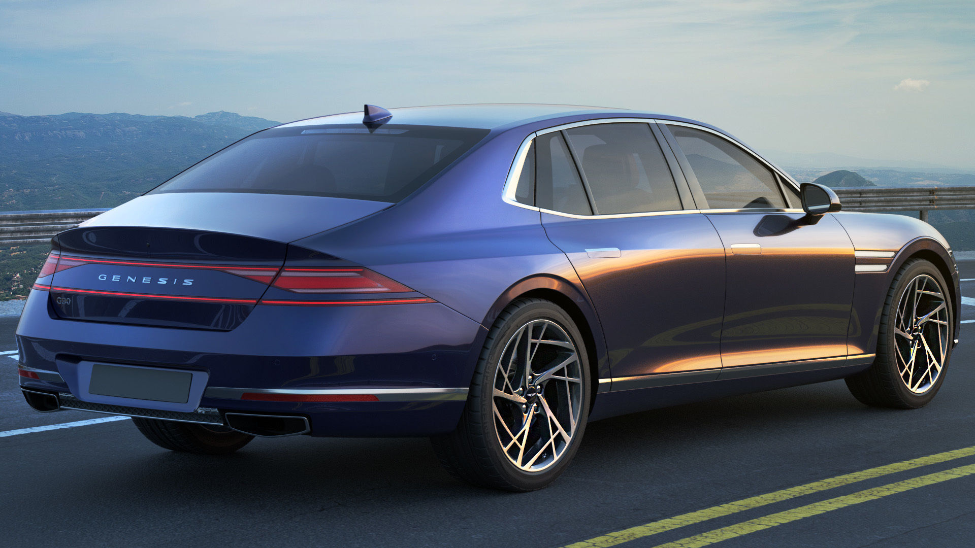 Genesis G90 2023 3D model_20