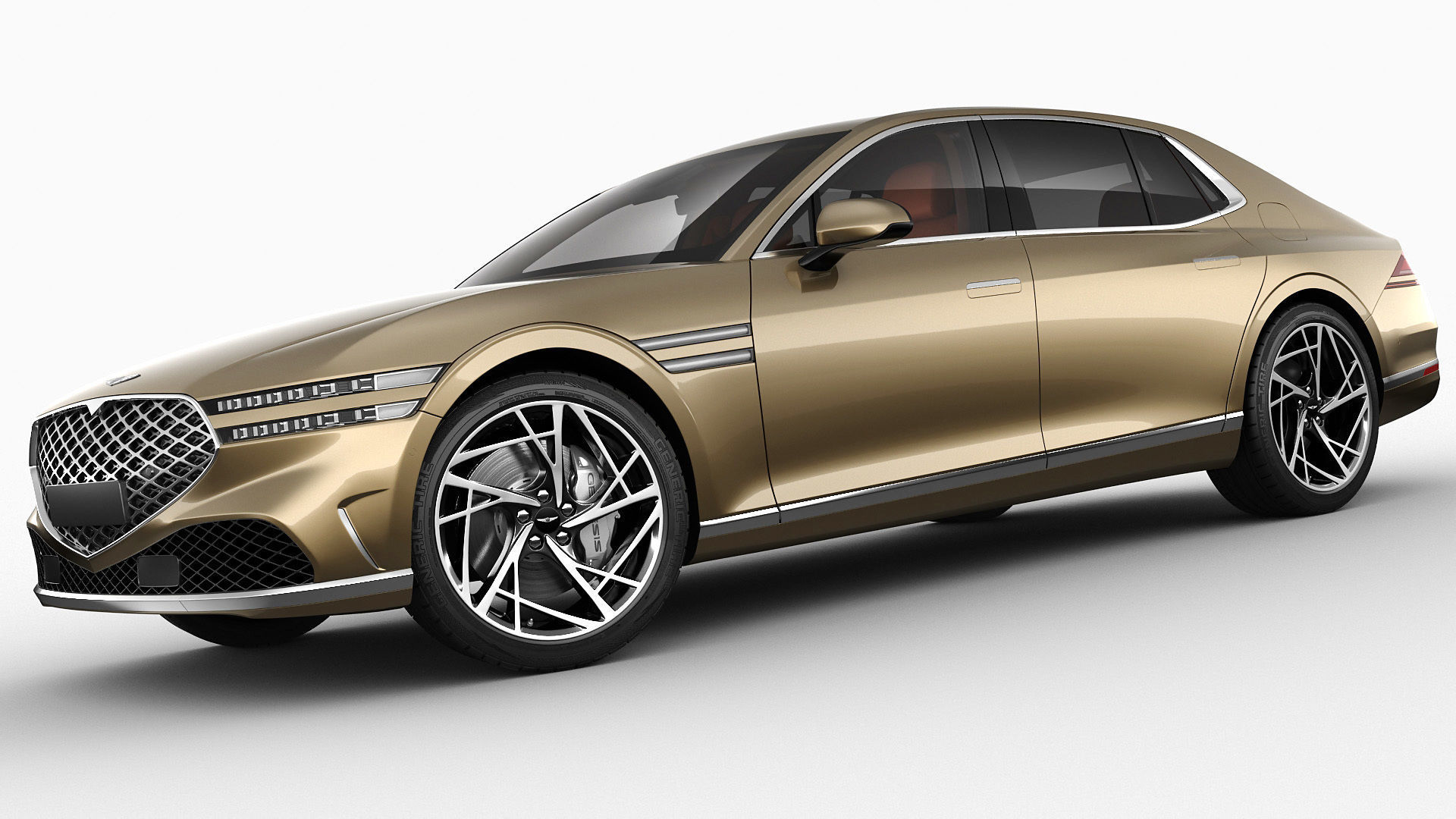 Genesis G90 2023 3D model_10