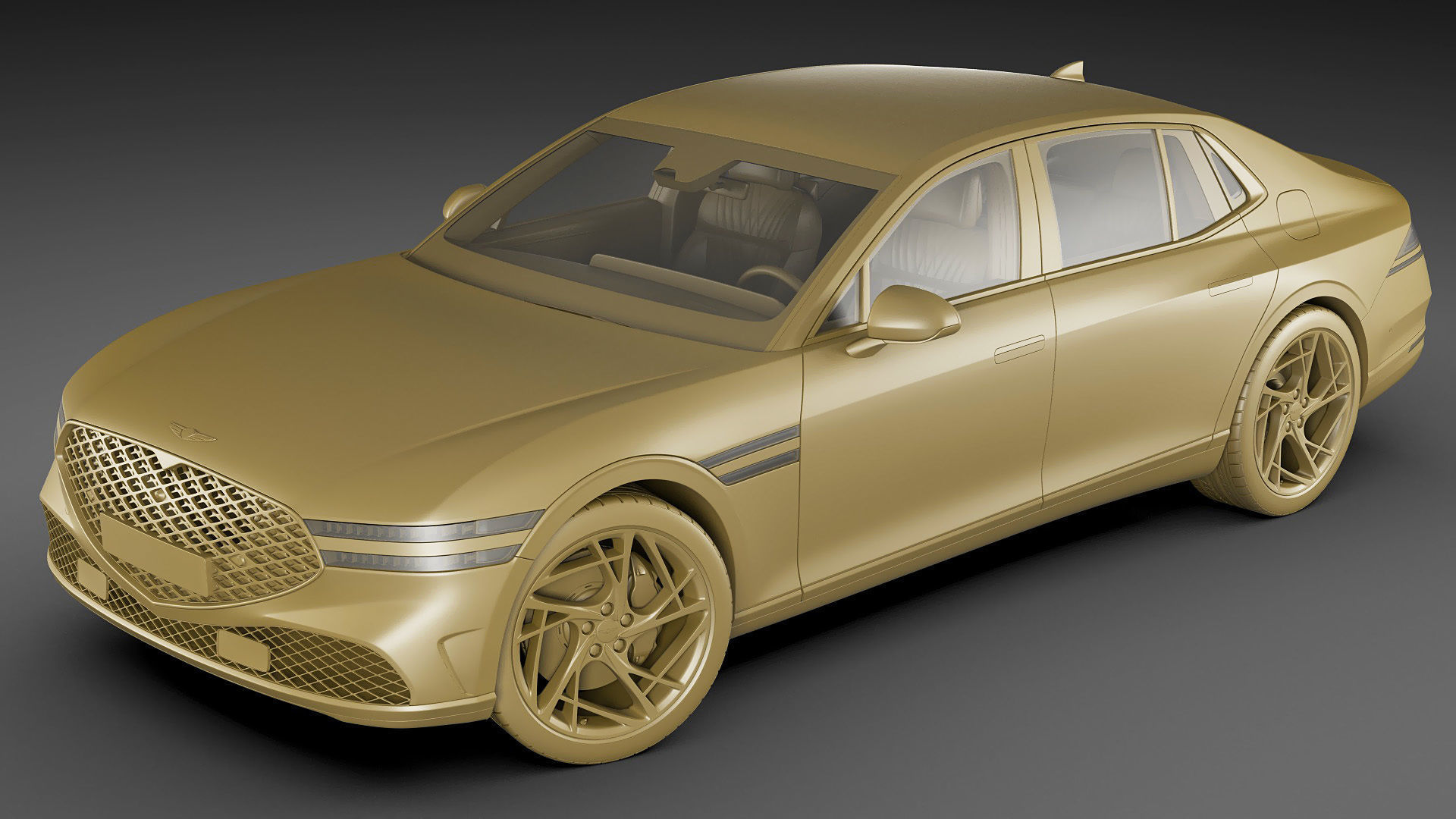 Genesis G90 2023 3D model_21