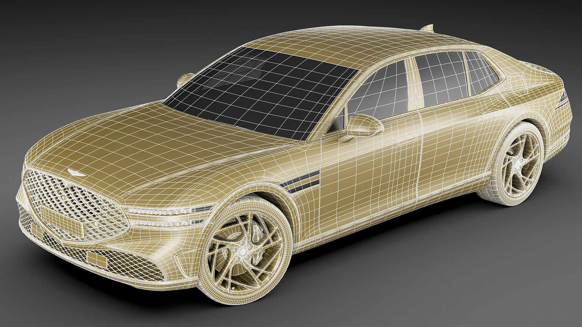 Genesis G90 2023 3D model_26