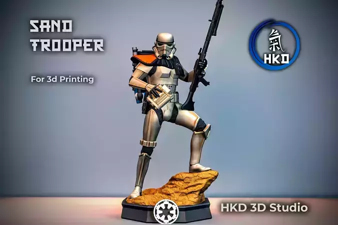 Sand trooper Fan Art - Star Wars 3D print model