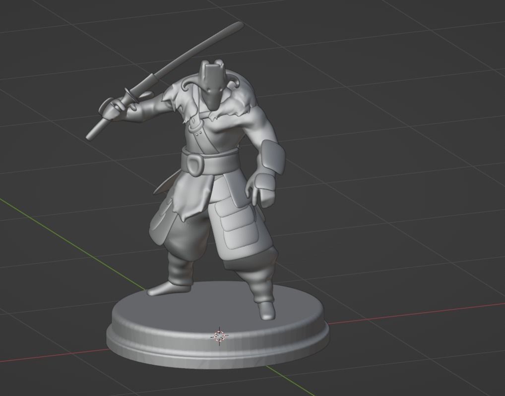 Juggernaut from Dota 2 Low-poly 3D model_4