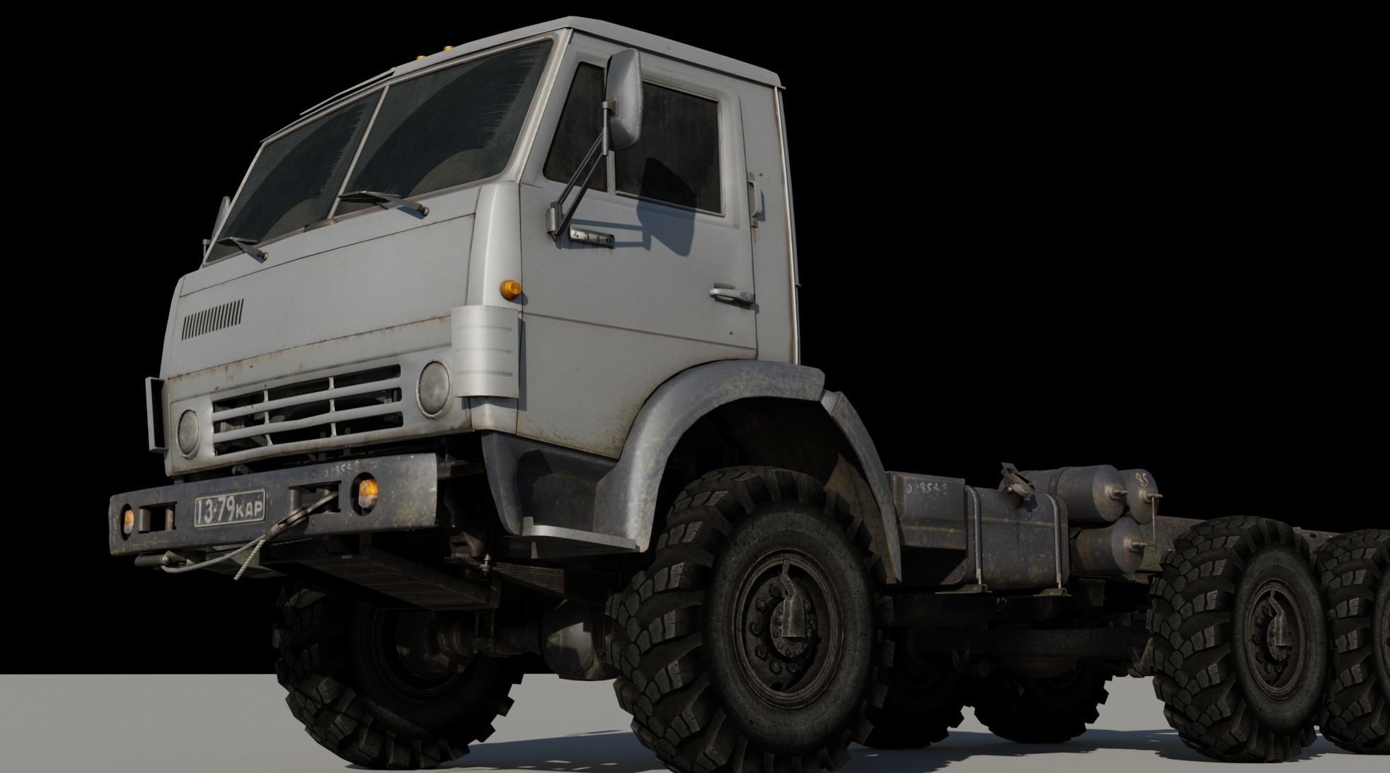 3D model Truck scanned VR / AR / low-poly | CGTrader