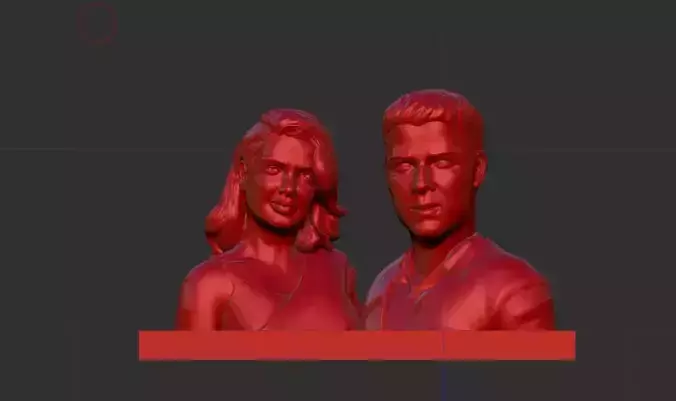 Priyanka Chopra Nick Jonas 3D print model