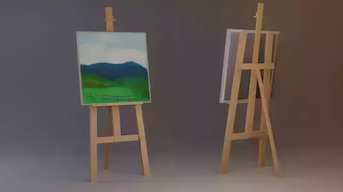 easel canvas