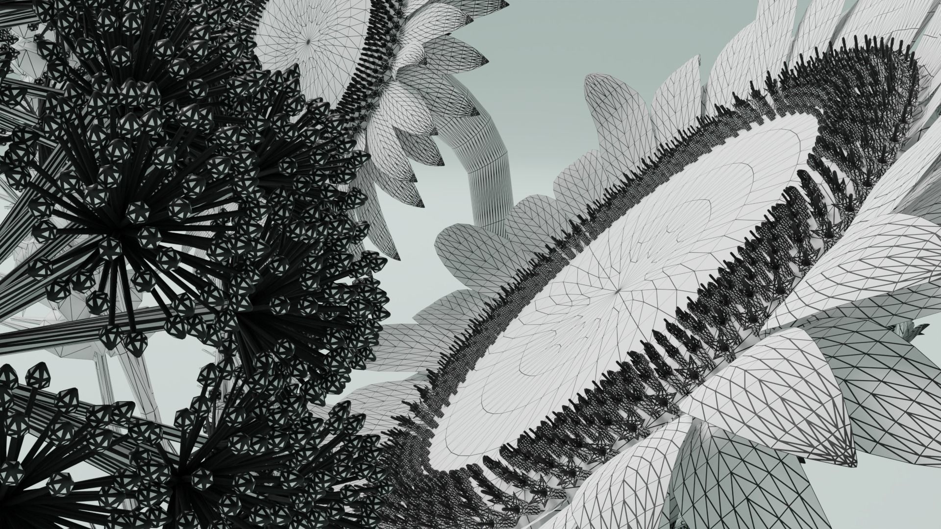 Flowers composition 05 3D model_14