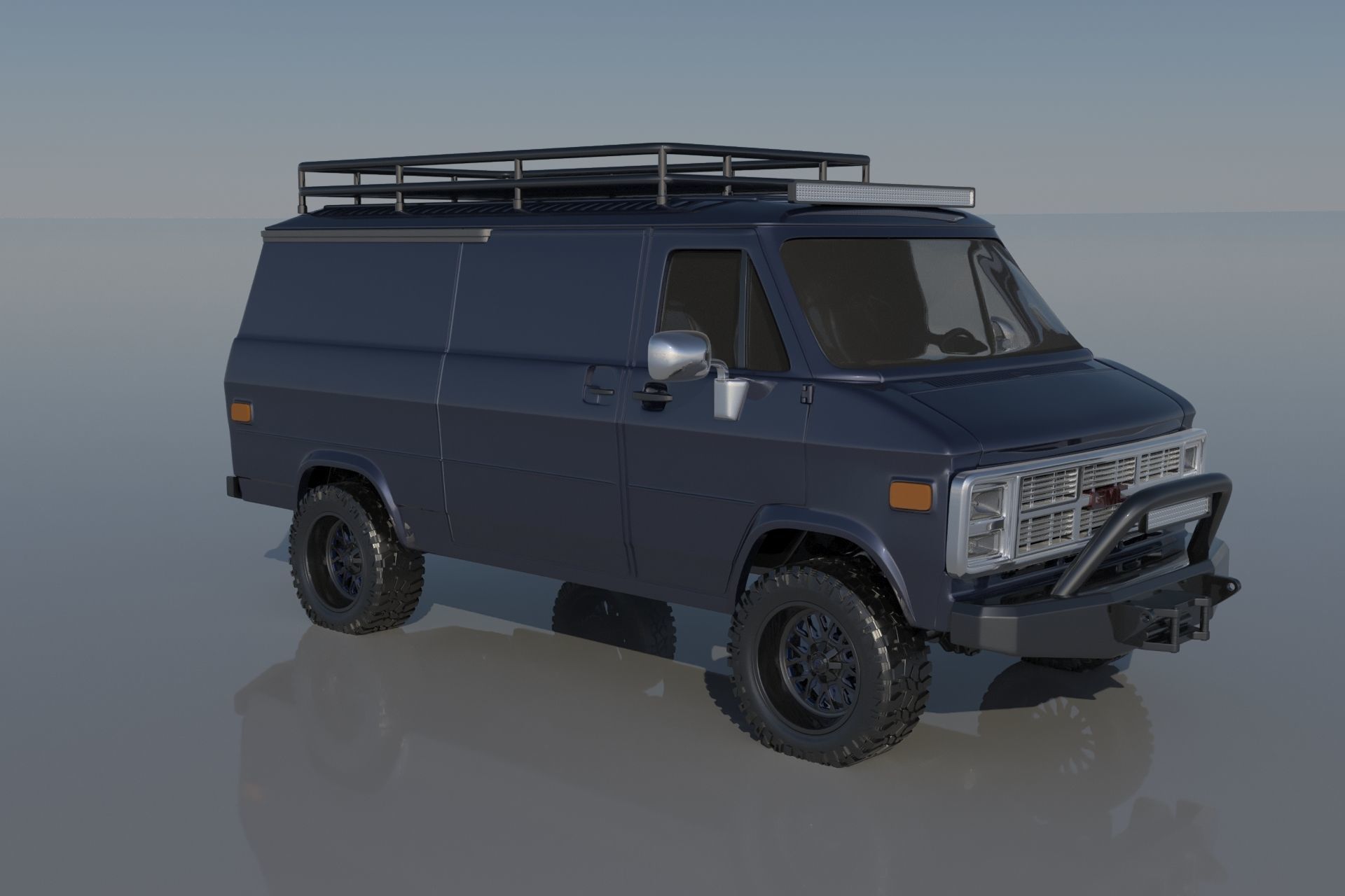 GMC Vandura 1983 3D print model_5
