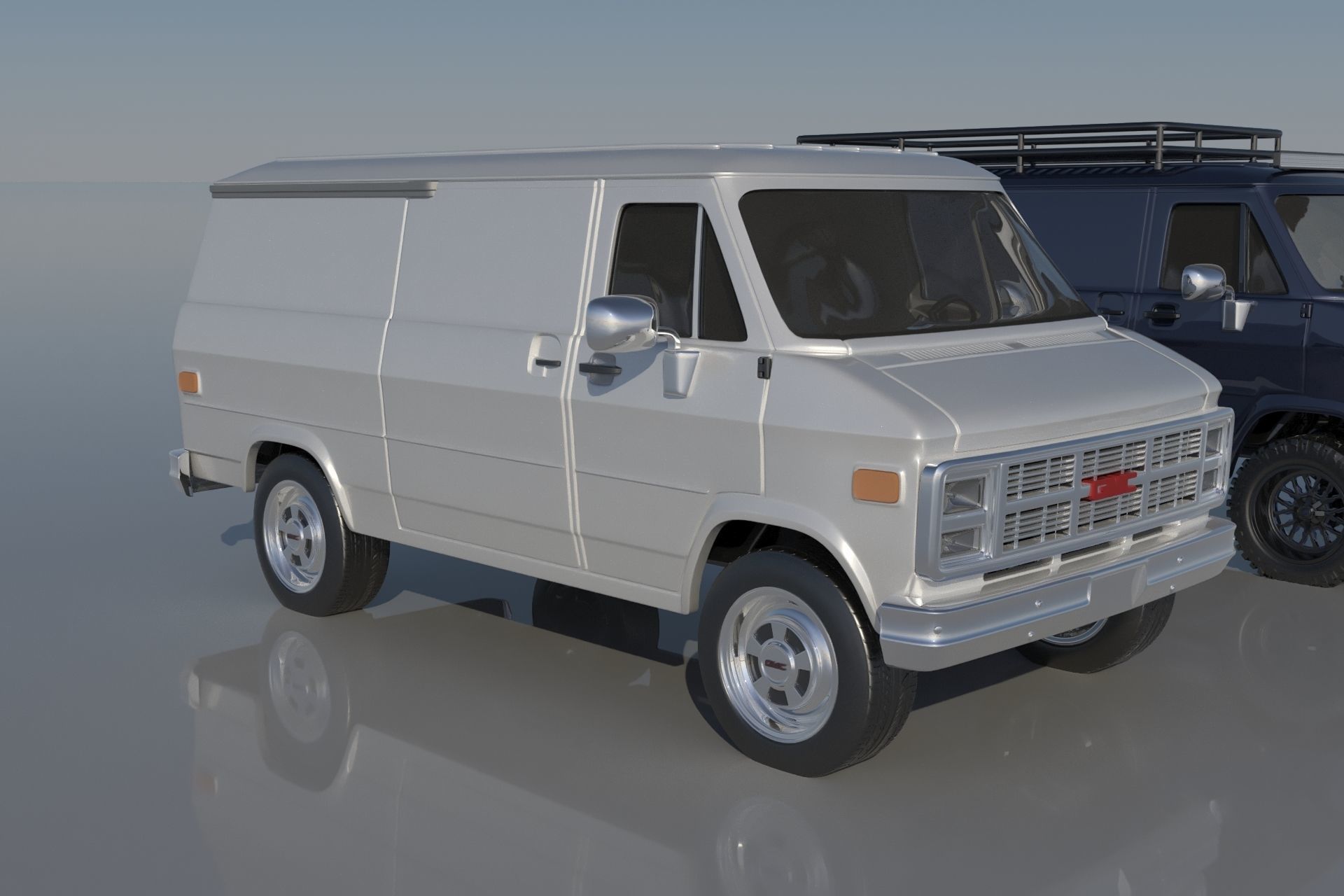 GMC Vandura 1983 3D print model_8
