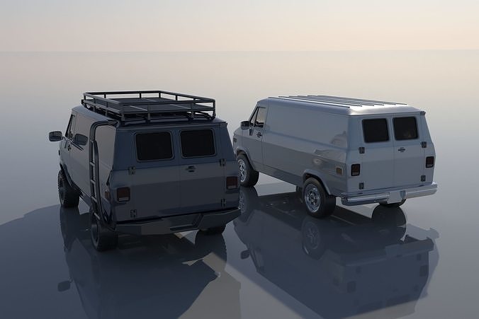 GMC Vandura 1983 3D print model 7