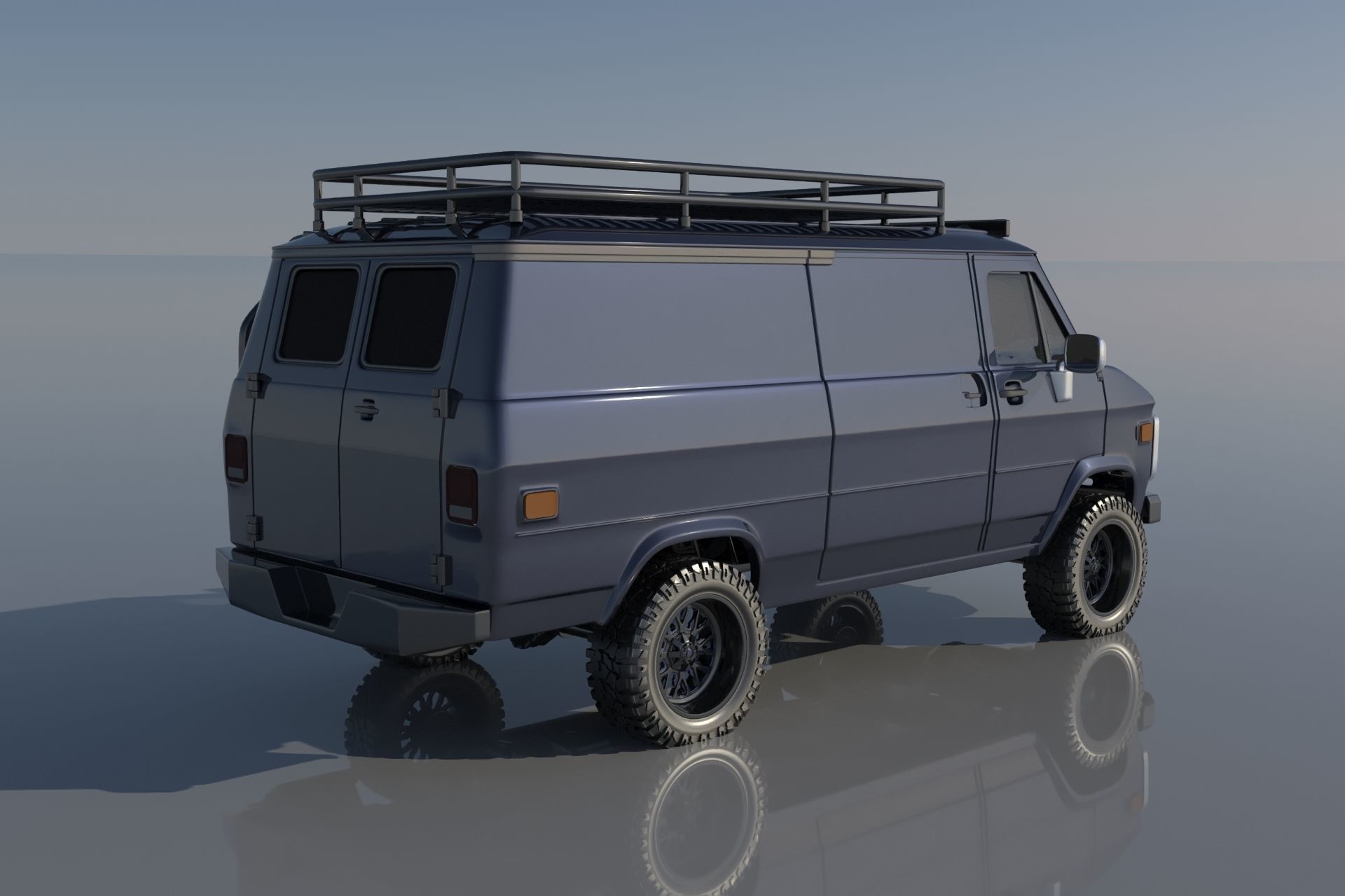 GMC Vandura 1983 3D print model_4