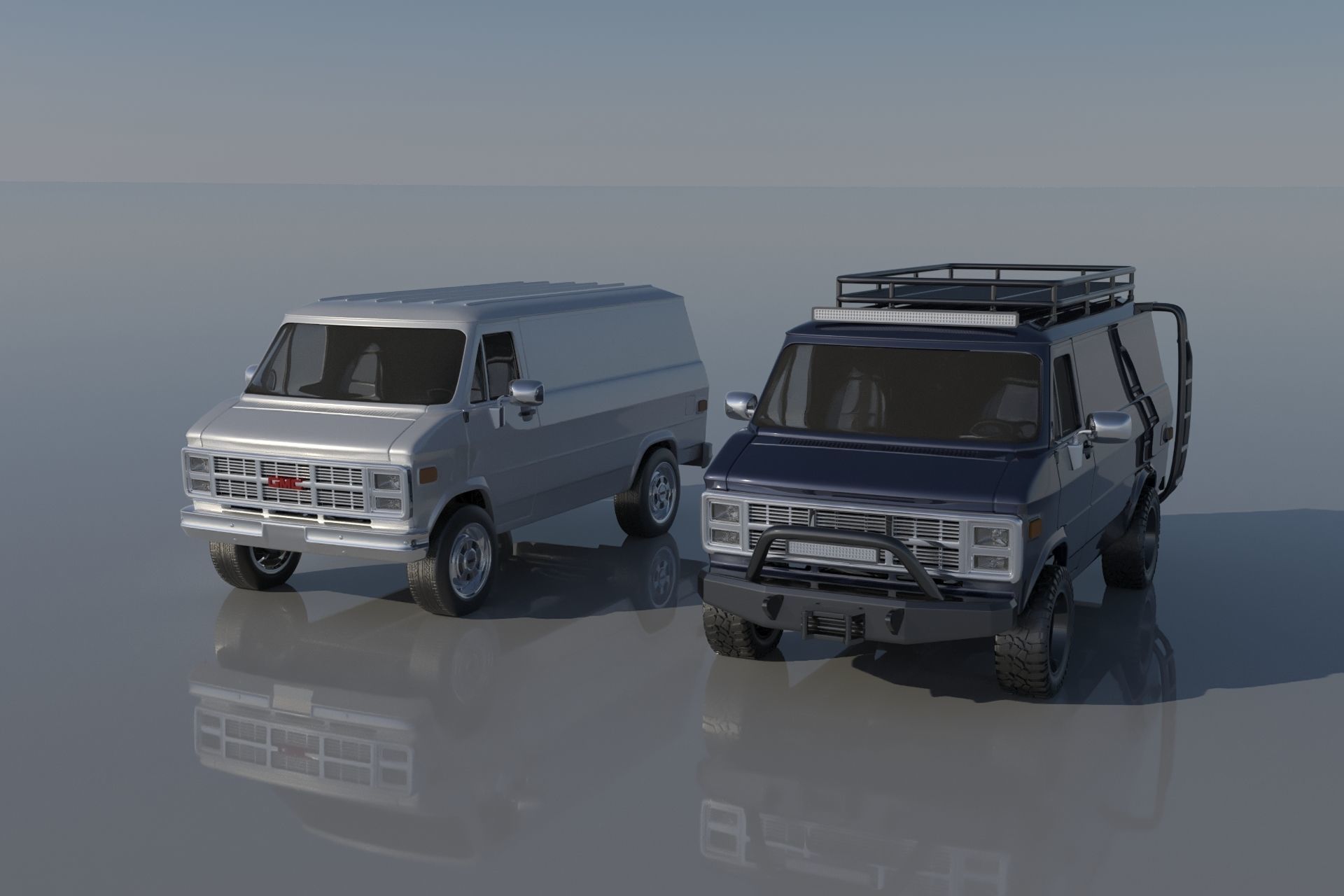 GMC Vandura 1983 3D print model_1