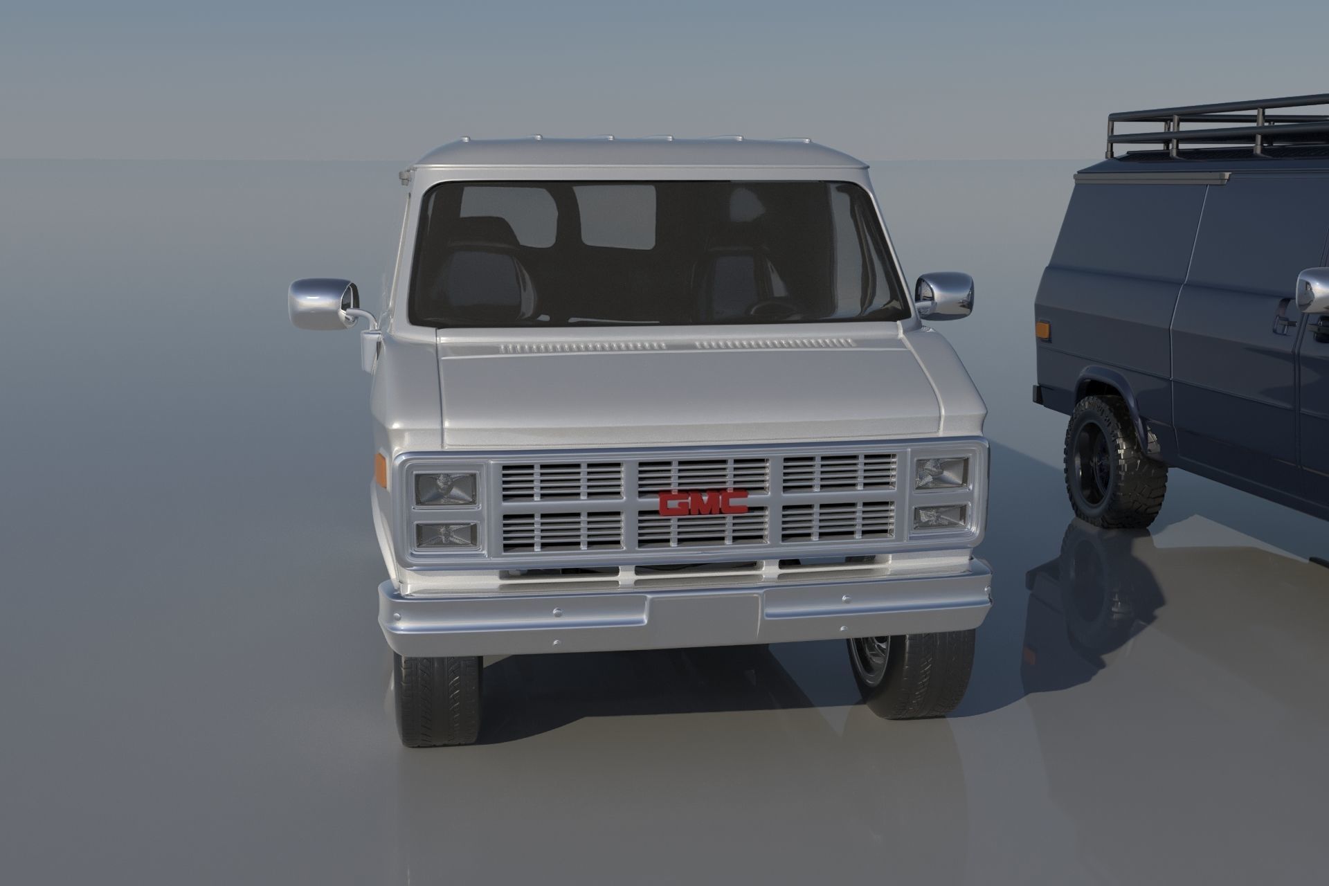 GMC Vandura 1983 3D print model_9