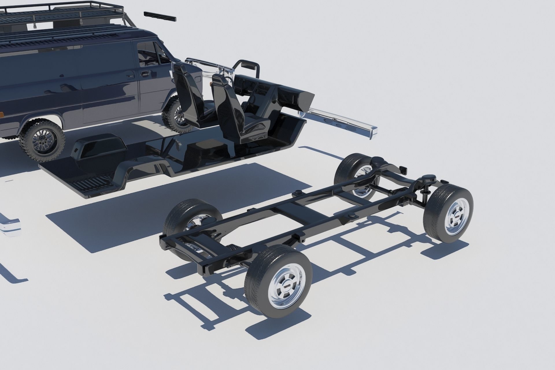 GMC Vandura 1983 3D print model_19