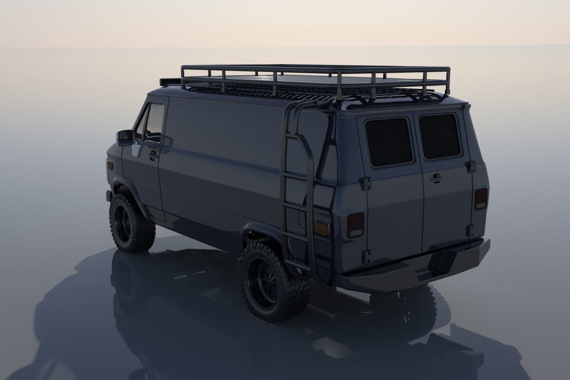 GMC Vandura 1983 3D print model_3