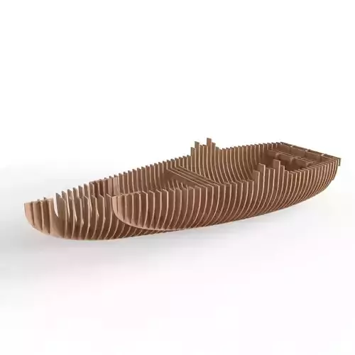Abstract Boat Sculpture