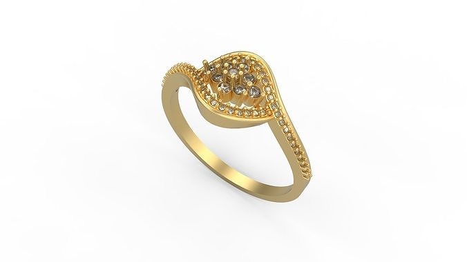Minimalist Ring 302 3D print model