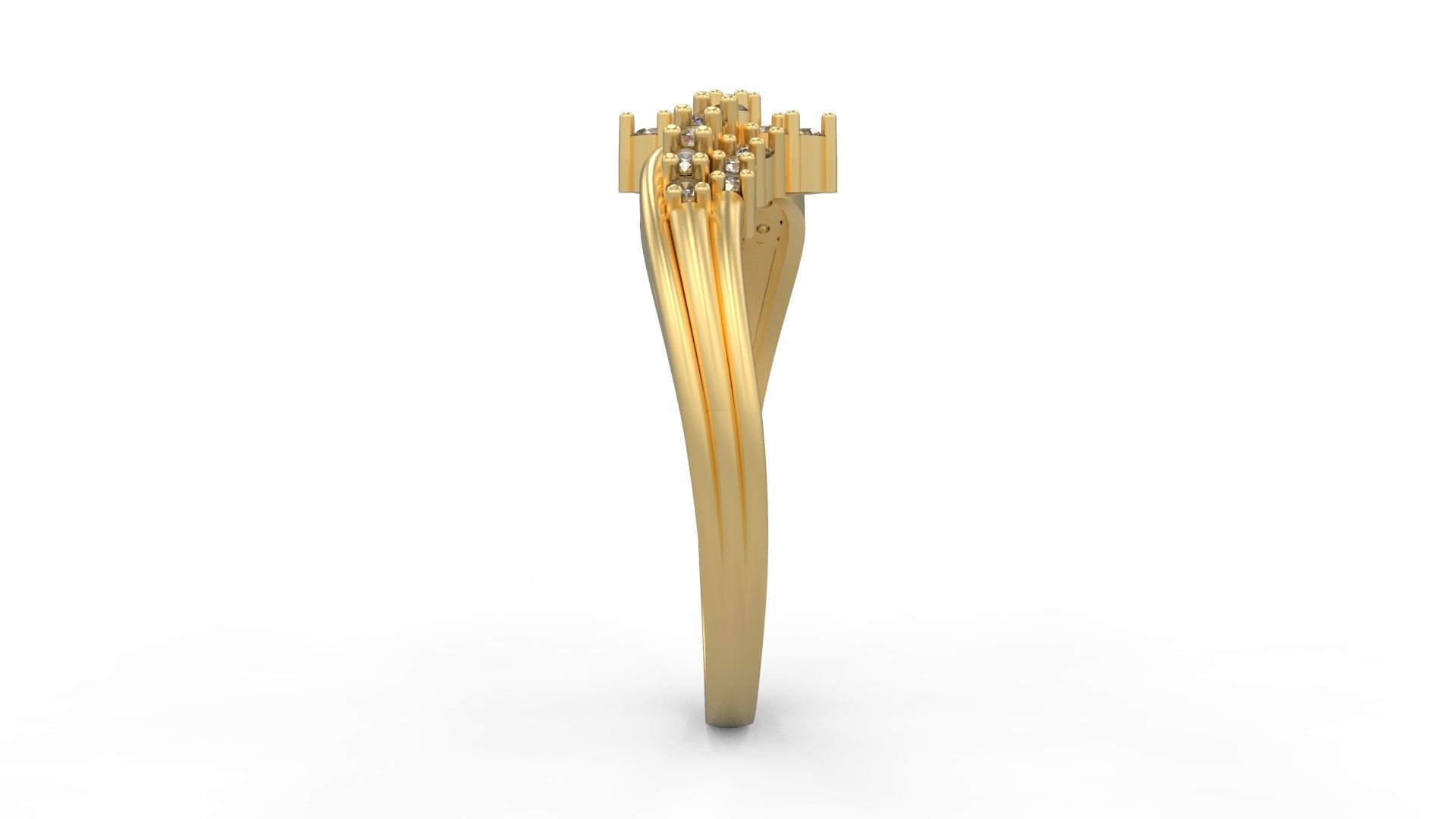 Minimalist Ring 312 3D print model_3