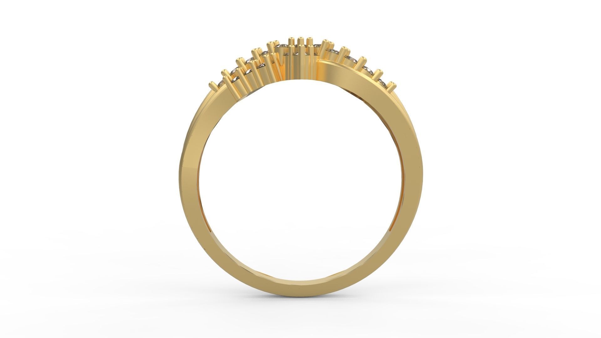 Minimalist Ring 312 3D print model_2