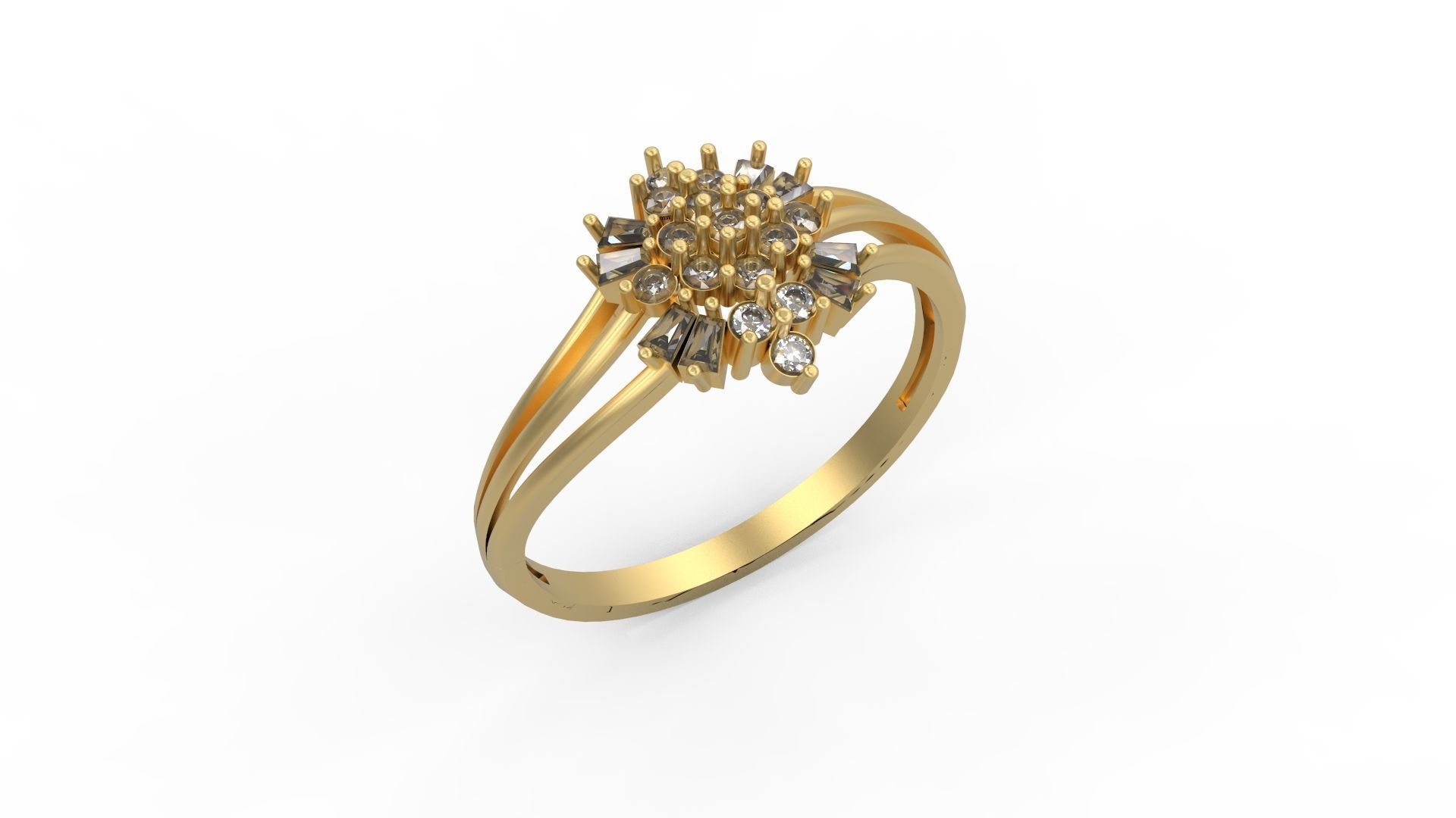 Minimalist Ring 315 3D print model_1